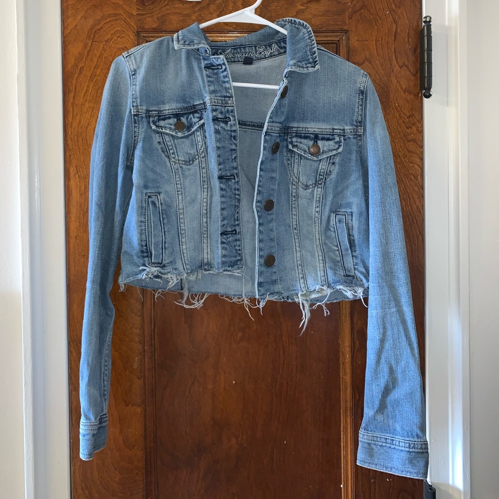 Retro Cropped Jean Jacket